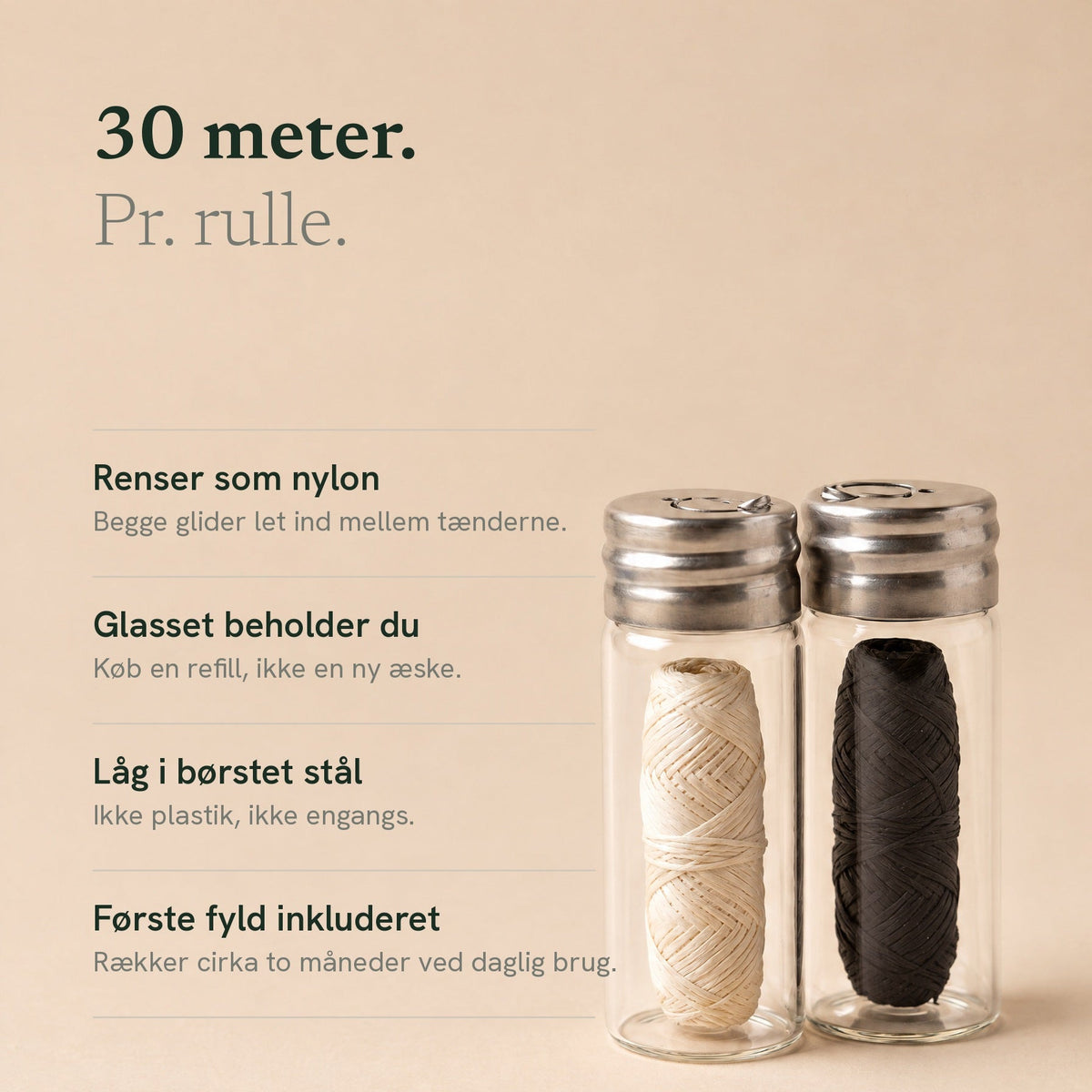 30 meter pr. rulle