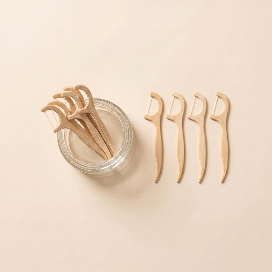 Plastfri tandtråds-picks