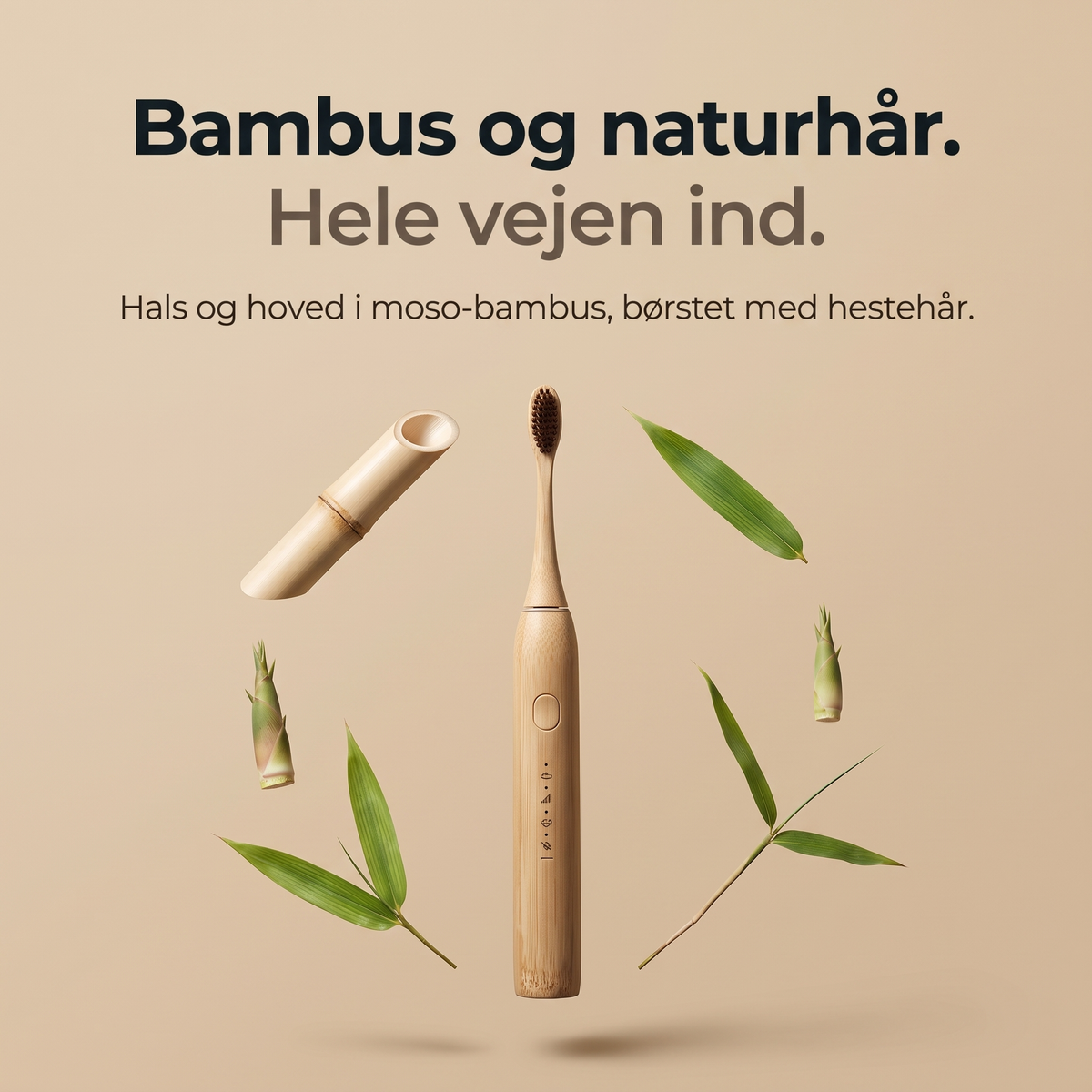 Bambus og naturhår hele vejen ind — materialerne i SELVA el-tandbørsten